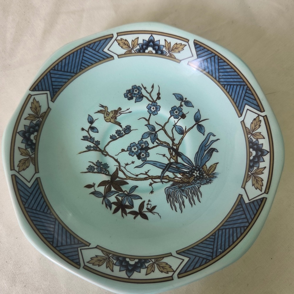 Adams Calyx Ware Singapore Bird Saucer Real English Ironstone Wedgwood Group